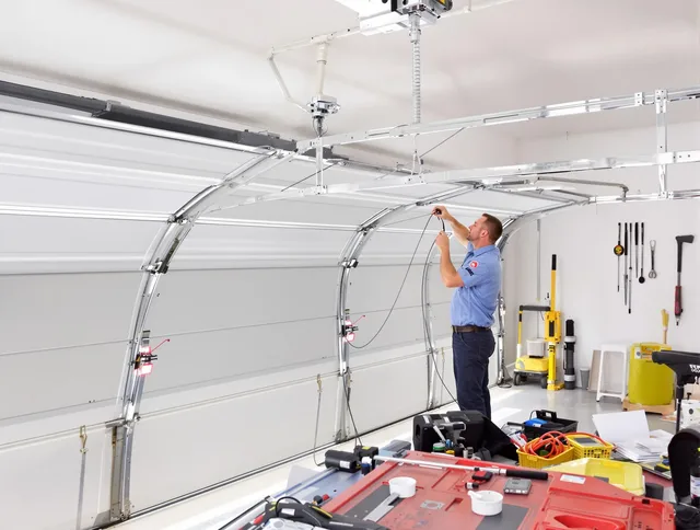 Garage door cable repair service by The Hammocks Garage Door Repair in The Hammocks