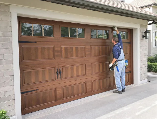 Custom garage door showcase by The Hammocks Garage Door Repair in The Hammocks