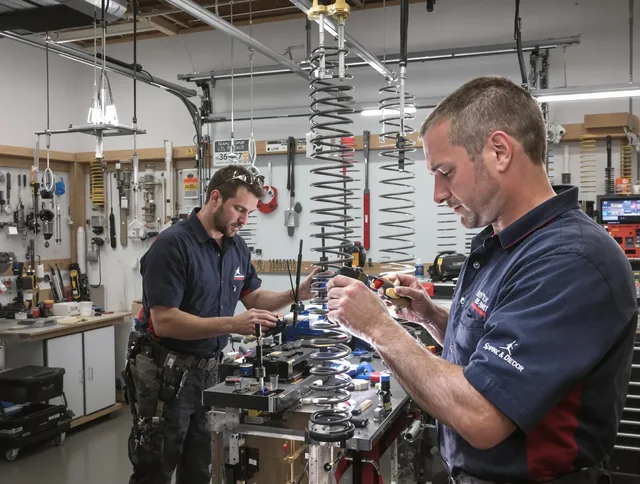 Garage door spring repair service by The Hammocks Garage Door Repair in The Hammocks